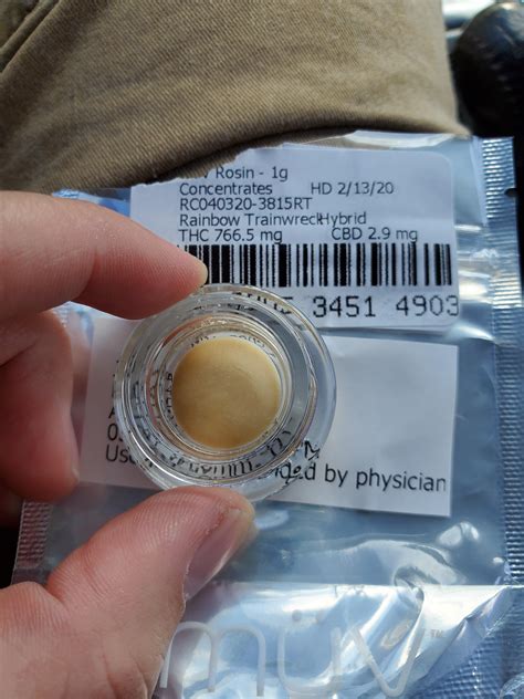 Rainbow Trainwreck from MUV - Apollo Beach. Used birthday discount on this beautiful slab of ...