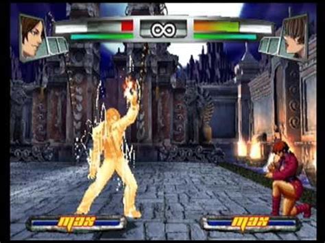 KUSANAGI Kyo vs Shermie Training - THE KING OF FIGHTERS NEOWAVE - YouTube