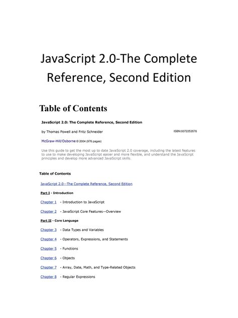 Image result for JavaScript the Complete Reference