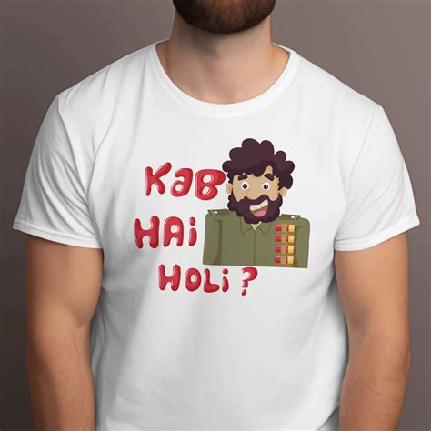 Holi Ki T Shirt Celebrate Holi In Style!