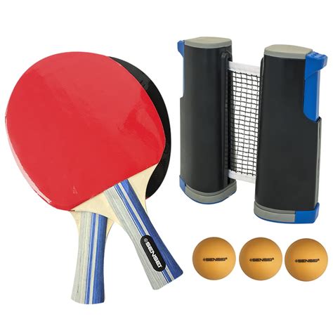 Buy SENSEI All-in-One 4 Player Ping Pong Set | 2 Paddles 3 Balls & 1 ...