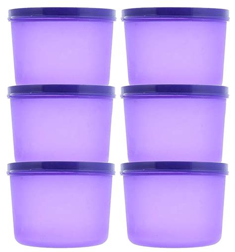 Buy Kuber Industries Plastic 6 Pieces Kitchen Storage Spice Containers ...