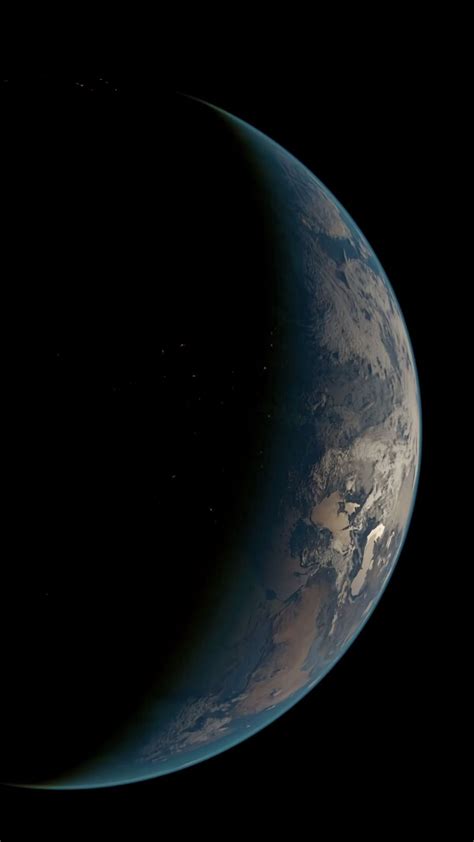 Download wallpaper 1080x1920 planet, shadow, space, dark samsung galaxy ...