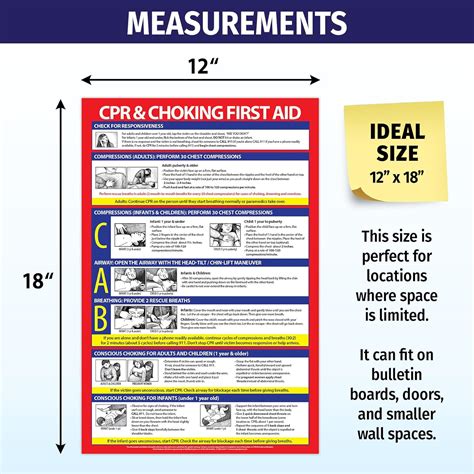 SafetyMagnets ZOCO – CPR & Choking First Aid Poster – India | Ubuy