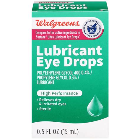 Walgreens Eye Drops Dry Eye Relief 0.5fl oz | Walgreens