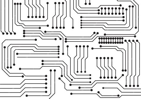 Circuit technology background | Premium Vector