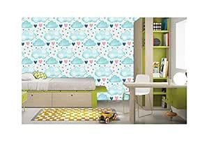 PAPER PLANE DESIGN Premium Self Adhesive Sticker Wallpaper (27 sq ft ...