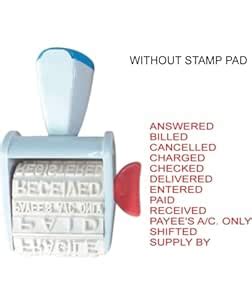 Office Multi Stamp, Answered, Billed, Cancelled, Charged, Checked ...
