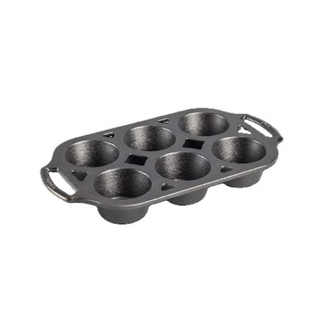 Lodge Lodge 7 in. W X 13 in. L Muffin Pan Gray 1 pc BW6MFN | Zoro
