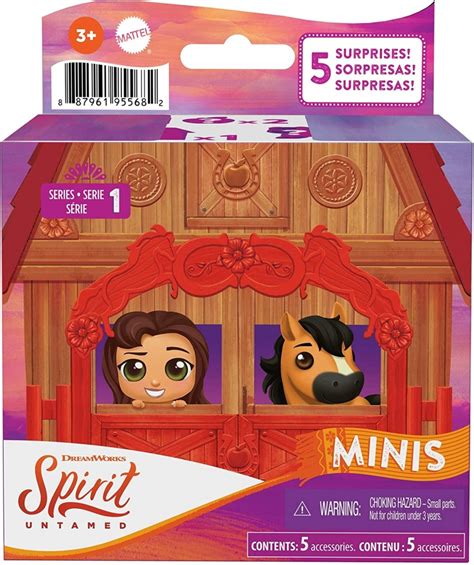 Mattel Spirit Untamed Minis - Horse & Friend with 3 accessories ...