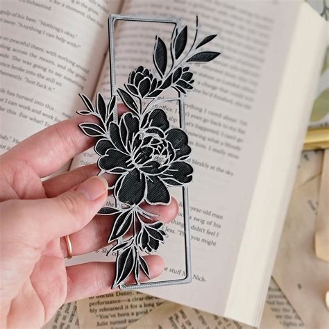 Magnolia Reign Flower Bookmark -3D Printed - Etsy Canada | Handmade ...