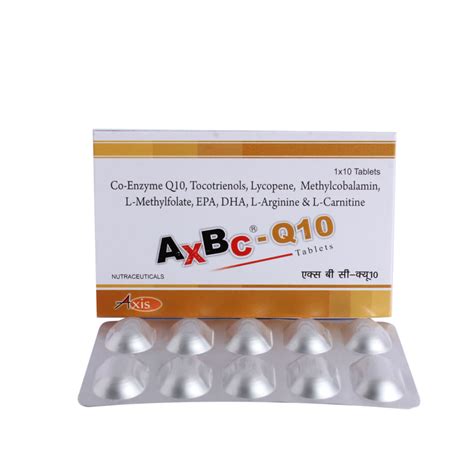 Axbc-Q10 Softgel Capsule 10's Price, Uses, Side Effects, Composition ...
