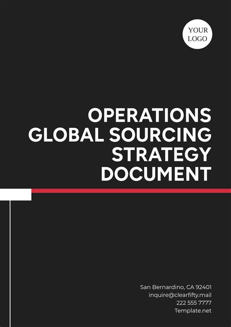 Operations Strategy Template 的图像结果