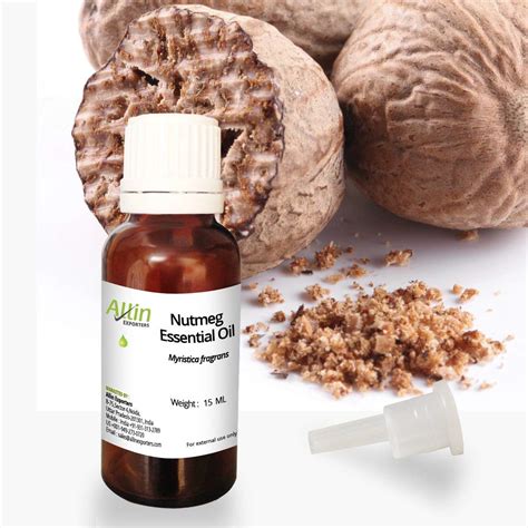 Allin Exporters Nutmeg Essential Oil Natural & Undiluted Therapeutic ...