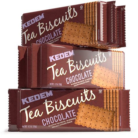 Kedem Tea Biscuits Chocolate 4.2oz - Pack of 6 | Delicious Snack | Buy ...