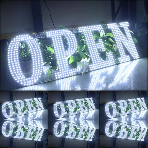 Amazon.com : 40"x14" Open Sign, Extra Bright Jumbo Led Open Signs for ...