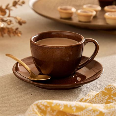 Buy Mirage Stoneware Cup and Saucer - 200ml from Home Centre at just ...