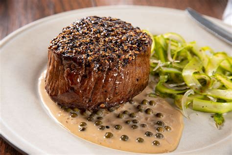 Filet Mignon Au Poivre in a Peppery Cream Sauce - Lombardi Brothers Meats