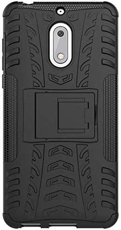 The Wood Duck Nokia 6 Armour Case, Hard Hybrid Rugged Bumper Kick Stand ...