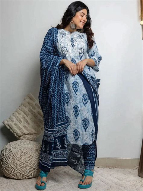 Indigo Collection - Buy Indigo Colour Dresses Online in India | Libas