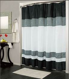 Black Shower Curtain by Ibiza Black White Luxury Fabric Shower Curtain Bathroom Black Shower Curtain