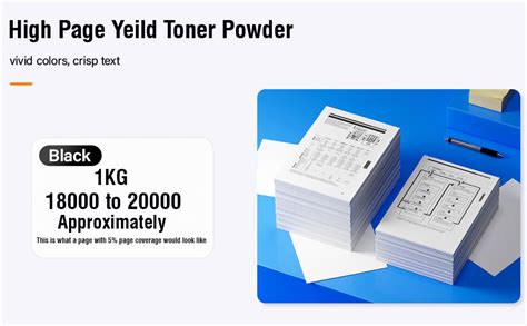 KOSH Ultra Dark Black Toner Powder Suitable for Kyocera 2040DN 2201 ...