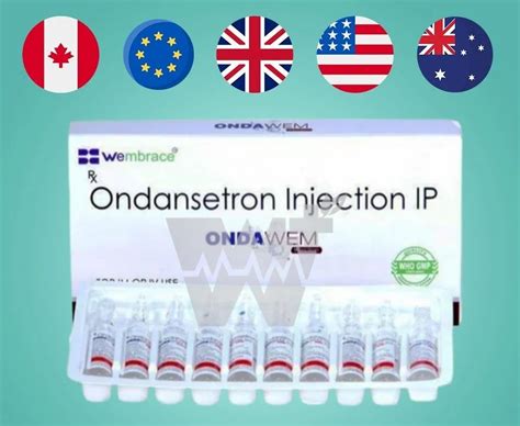 Ondawem Ondansetron Injection IP 2ml at ₹ 13/piece | Surat | ID ...