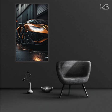 Lamborghini Huracan Neon Poster – The MB Store