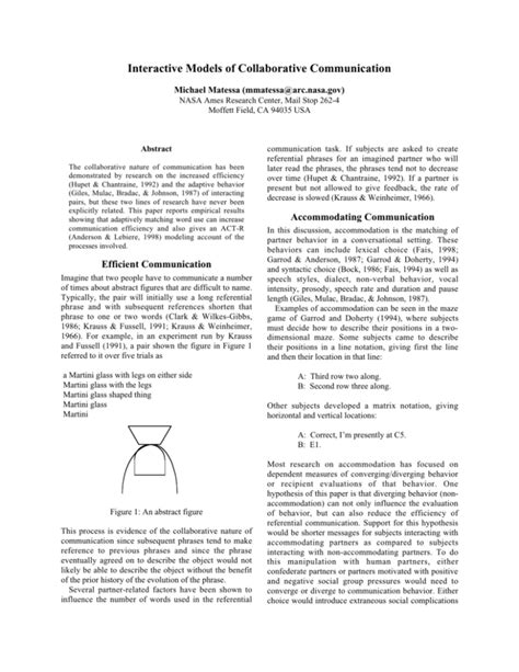Collaborative Communication Model 的图像结果
