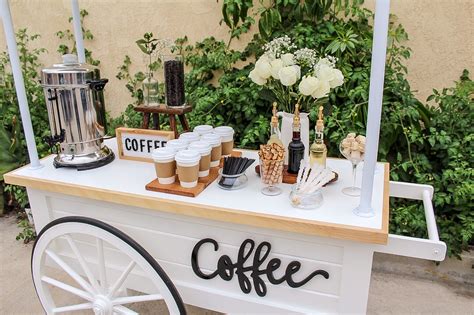 wedding coffee cart typsy gypsy - The Bridal Box Co - Bridal Party Gift ...