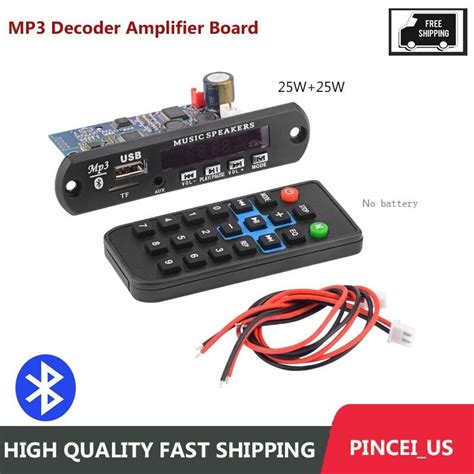 Unbranded 25W+25W Bluetooth MP3 Decoder Amplifier Board AUX India | Ubuy