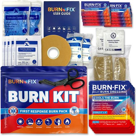 Amazon.com: Burn Kit, 4pcs Burn Dressings 4x4”, 8pcs Burn Gel Packets 3 ...
