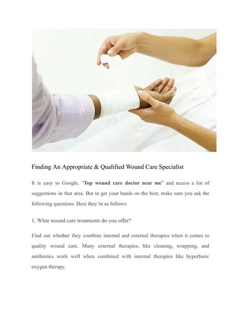 PPT - Who Are Wound Care Surgeons & Why You Need Them_ PowerPoint ...