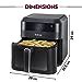 Borosil Digital Air Fryer 4.7 L Capacity with Digital Display | 10 Menu ...