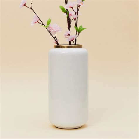 Buy Brighton Metal Cylindrical Vase from Home Centre at just INR 1599.0