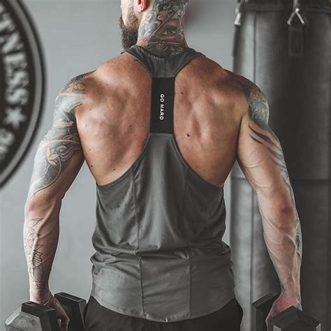 Men's Tank Top Fitness Tank Tank Undershirt U Neck Sleeveless Sport ...