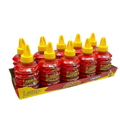 Mexican Mama Lucas Gusano Chamoy Flavor Hot Liquid Candy - 1.27oz India ...