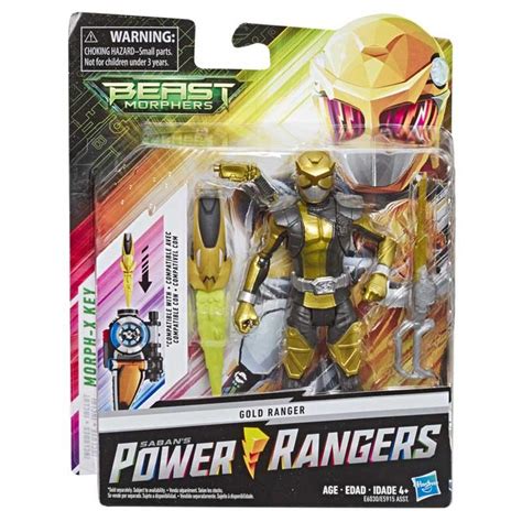 Buy Power Rangers Beast Morphers Gold Ranger 6-inch Action Figure Toy ...