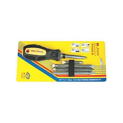 JON BHANDARI SCREW DRIVER 5 IN 1 CRV S-005 | Buy online | Lion Tools Mart