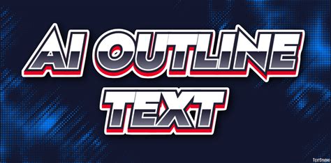 Image result for Ai Outline Text