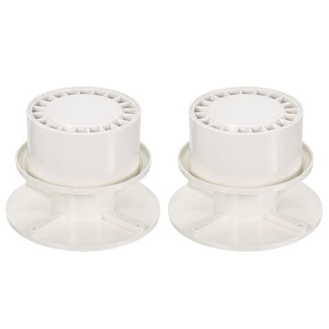 Buy PATIKIL Duct Pipe Connector Flange Kit 54mm OD, 2 Pack PVC Tile ...