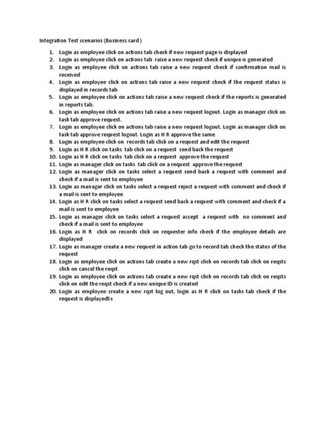 Integration Testing Scenario 的图像结果