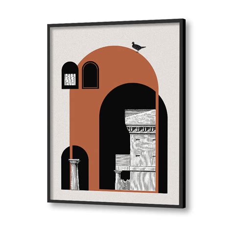 Buy Studio Artemist Architecture 5 Black n white Abstract Canvas ...