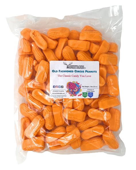 YANKEETRADERS Classic Circus Peanuts, Old Fashioned Banana Flavored ...