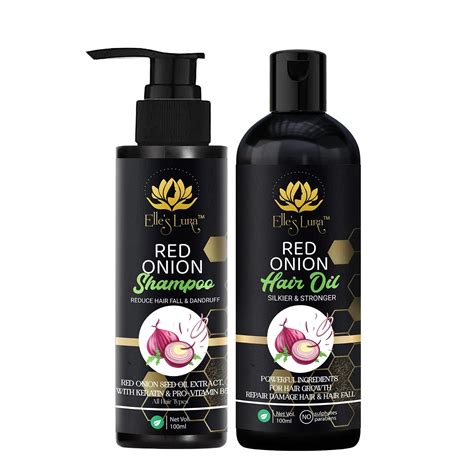 Buy ELLE'S LURA Onion Oil Red Onion Oil for Strong & Healthy Hair And ...