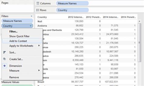 Image result for Tableau Performance with Context Filters