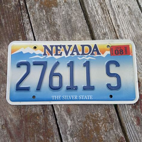 Nevada State License Plate