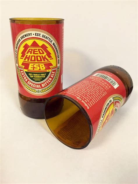 Red Hook Beer Bottle Drinking Glasses - Etsy