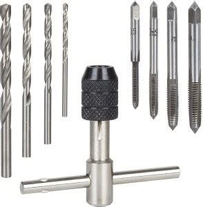 atozshop11 9 Pcs Adjustable Wrench, Machine Thread Taps Set 9 Pcs ...