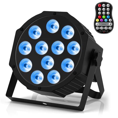 Rechargeable Par Lights Wireless RGBW 4-in-1 LED Uplights Battery Powered Stage Lights, HOLDLAMP ...